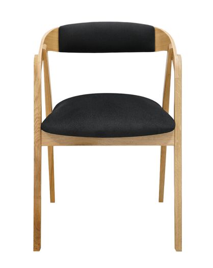 Oak Dining Armchair Plush Upholstered. Any Colouir or material