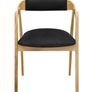 Oak Dining Armchair Plush Upholstered. Any Colouir or material Image 5