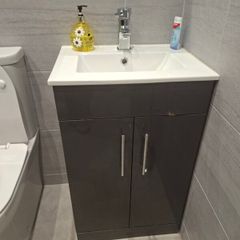 Vanity unit and basin