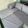Garden sofa with ottoman Image 3