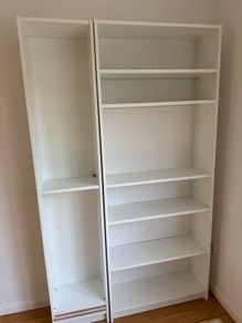 2 shelving units