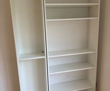 2 shelving units
