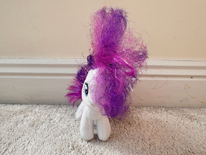 Rarity Ty Beanie Buddies Plush My Little Pony 2015 about 12.5 cm Used Please see photos