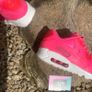 Premium Pink Leather Nike Air Max 90 Image 3