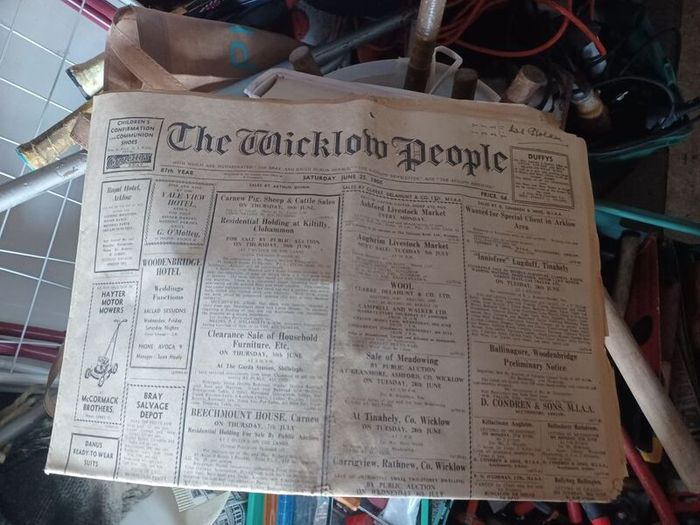 vintage newspapers