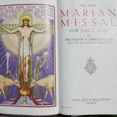 Vintage1960 The NEW MARIAN MISSAL Sylvester Juergens Regina Press Prayer Book Mass