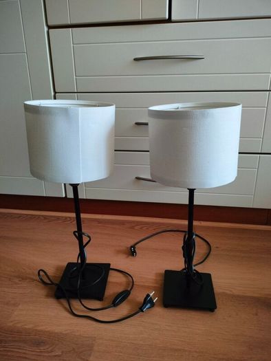 Set of two table lamps