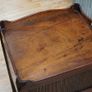 George III Tambour Front Mahogany Tray Top Bedside Cabinet Image 3