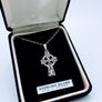 Silver Celtic Cross Marcasite setting Image 4