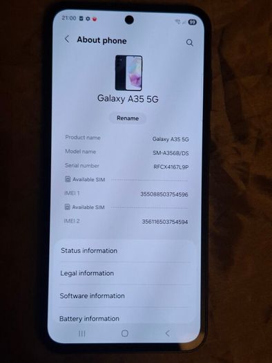 Samsung Galaxy A35 5g Dual Sim 128gb 6gb Ram