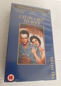 vhs video unopened Cat on hot tin roof