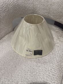 Cream lamp shade 14 inch -  brand new in wrapper