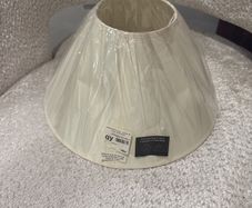 Cream lamp shade 14 inch -  brand new in wrapper