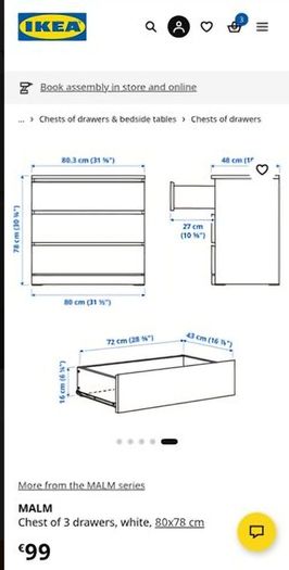 Ikea chest of drawers