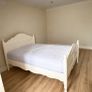 Double Bed Frame 4ft 6 White French Style Image 6