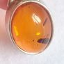 Natural amber sterling silver drop earrings Image 6