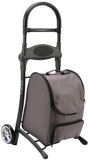 1 x Shop and Sit Trolley Grey/Black