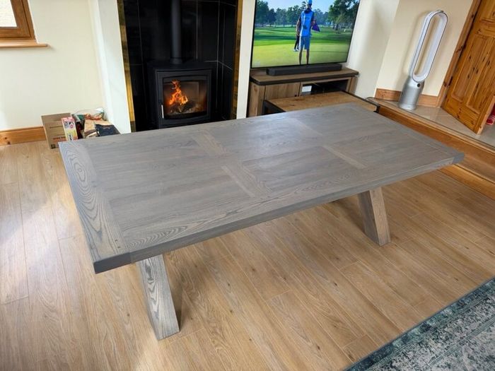 Wooden dining table