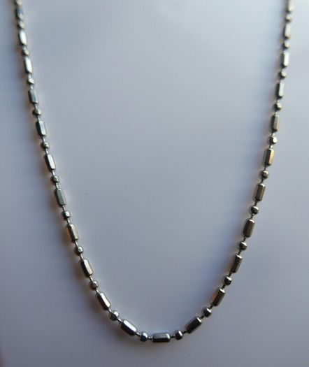 Vintage Sterling Silver 925 Bead Chain length 17" - 5,6g