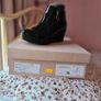 womens black patent boots Image 2