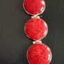 Coral silver bracelet Image 5