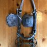Vintage horse winker bridle and bit Image 2