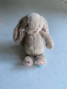Jellycat Blossom Beige Bunny (With Tags & Official Dust Bag) Rare / Retired Floral Print