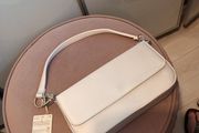 Brand new satin cream occassion bag