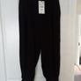 Zara barrel trousers with cuffed hem size XS black Image 4