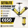 Setolite Aldebaran 360 FLEX LED 600 Compact 110V Site Light and Case Image 6