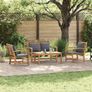 Garden Sofa Set Natural Solid teak wood Image 3