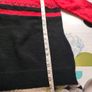red and black long sleeve high neckline sweater Image 7