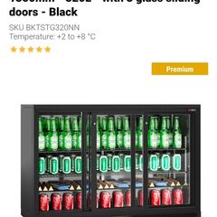 Commercial 3 Door Undercounter Fridge Approx. 320L
