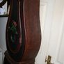 Antique 18th Century Swedish Rosemal Grandmother Clock (height 86") (works well and keeps time) Image 8