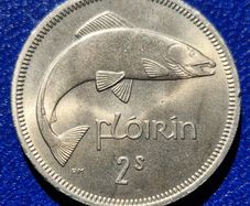 Ireland 1964 Florin (2s) Unc Coin