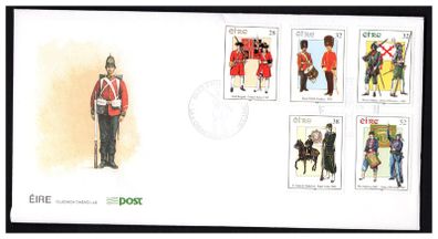 1995 Ireland Military (Army) Uniforms Commemorative Stamps An Post First Day Cover (FDC)