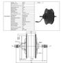 1500w geared rear hub ebike motor Image 3