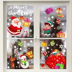 Christmas Window Clings Stickers 8 Sheets Snowflake Window Decals Xmas Window Decoration (FREE POSTAGE)