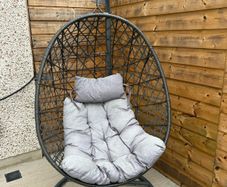 Egg Chair like new with cushion and cover for sale