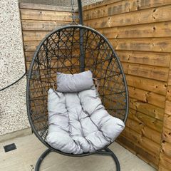 Egg Chair like new with cushion and cover for sale