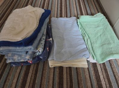 Selection of baby blankets