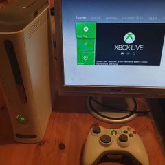Xbox 360 with 3 controllers