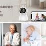 Home Security Indoor WiFi Camera 360 Degree Panoramic Camera, 5G Dual Band WiFi Camera, HD 1080P Home Camera, Security Cameras Monitor for Baby/Elder/Pet/Nanny Image 7