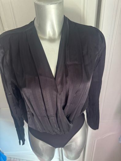BNWT Primark dark navy/black long sleeve going out body suit size UK6 EU 34 Postage included