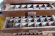 antique type  print  set