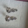 Pandora sparkly Daisy Flower stud earrings very good condition hallmarked Image 4