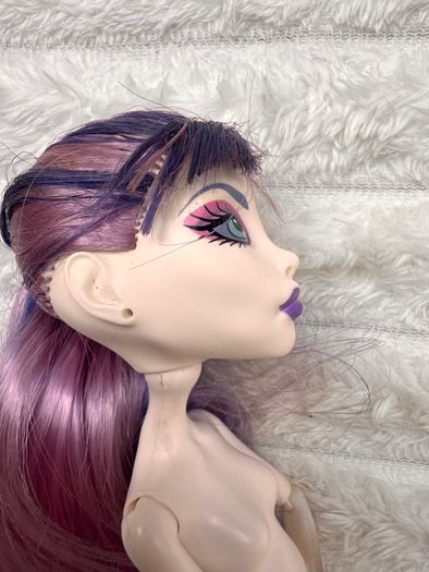Monster High Doll Spectra Vondergeist Dot Dead Gorgeous Glue Dirty Hair Used Please see photos