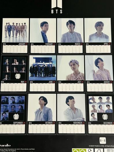 BTS 2024 and 2025 calendar