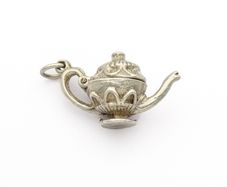 Vintage 925 Sterling Silver Opening Teapot Charm