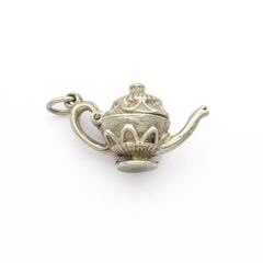Vintage 925 Sterling Silver Opening Teapot Charm